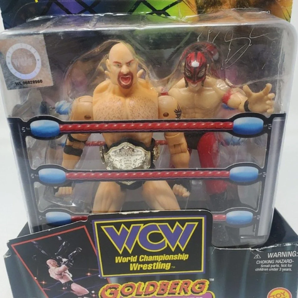 WCW Goldberg NEW Masked Wrestler‎ Action Figure Smash 'N Slam Wrestlers 1999 VTG
